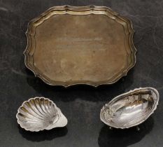 A silver salver