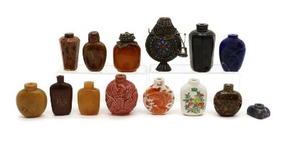 A collection of snuff bottles