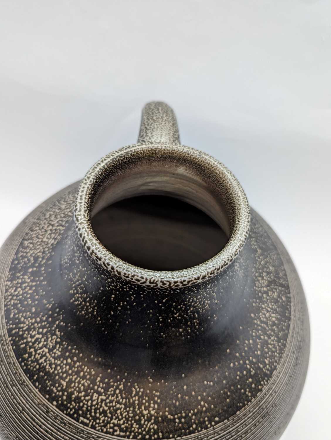 A studio pottery salt-glazed stoneware bottle, - Image 10 of 16