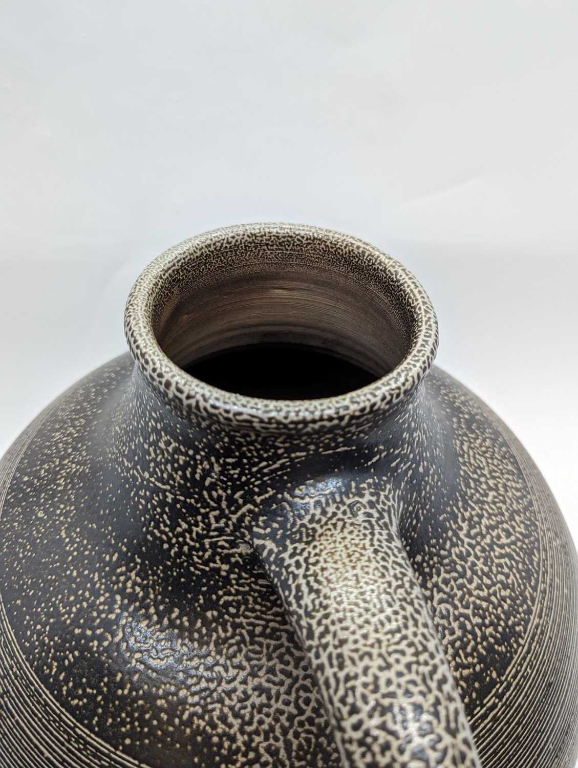 A studio pottery salt-glazed stoneware bottle, - Image 5 of 16