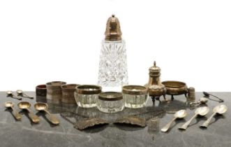 A collection of silver items