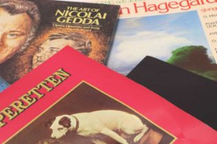 A collection of World Music, Classical and Scandinavian records and LPs,