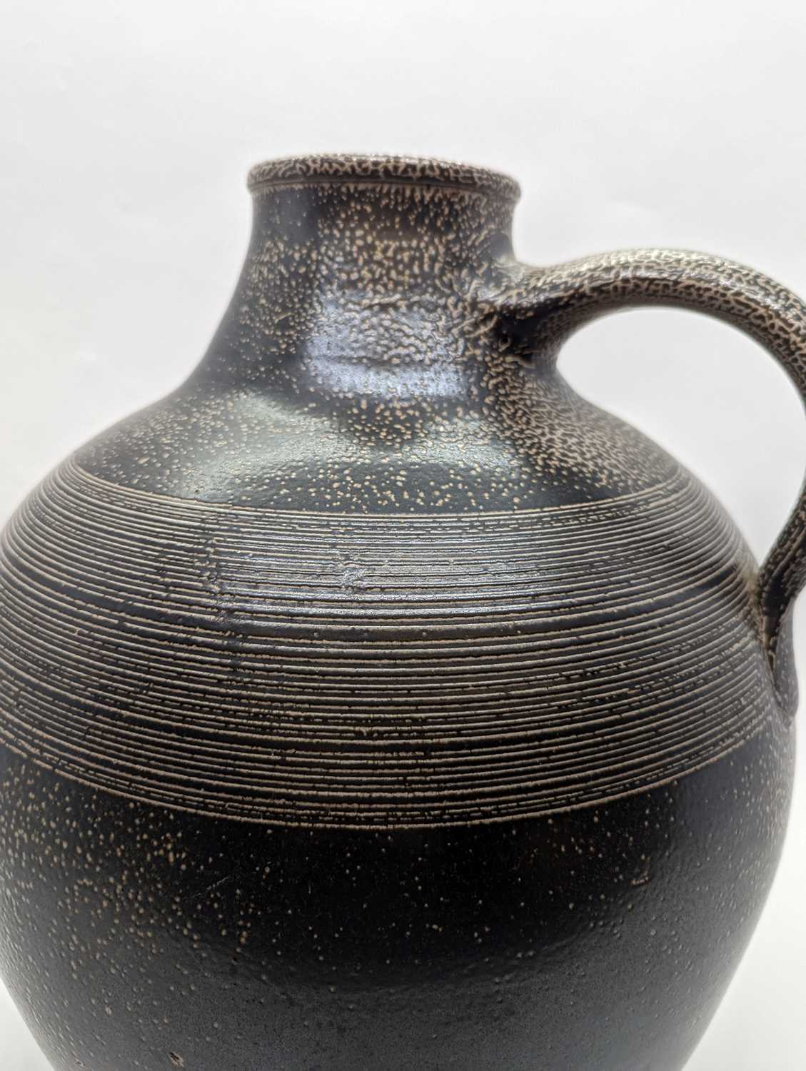 A studio pottery salt-glazed stoneware bottle, - Image 6 of 16