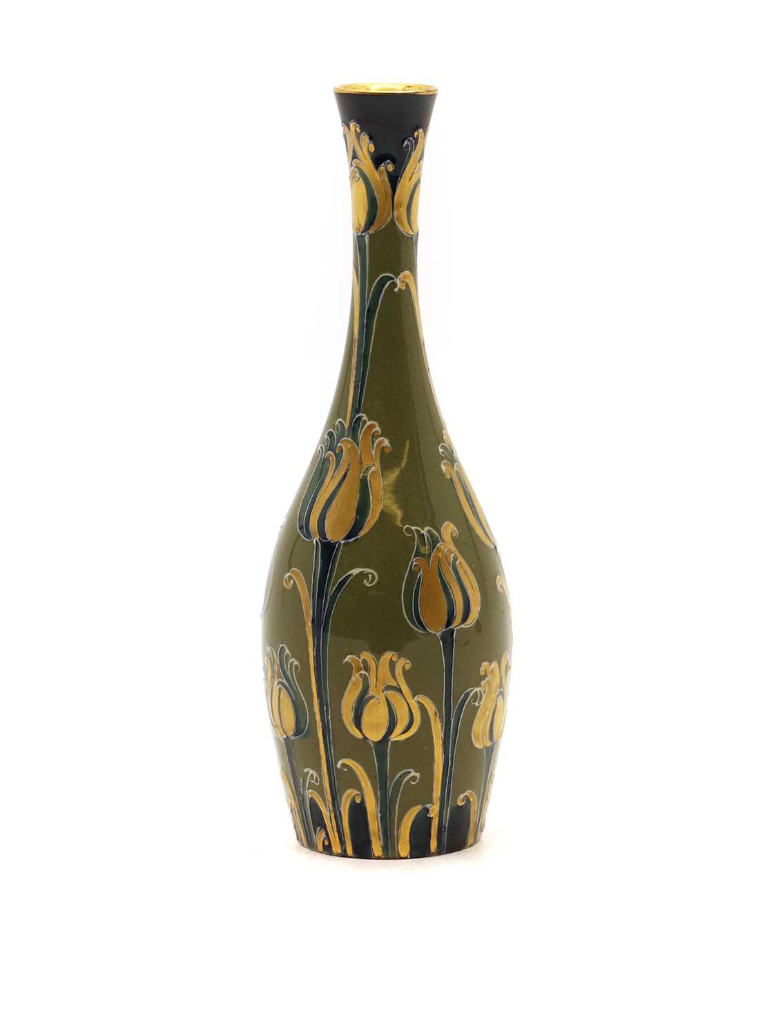 A Moorcroft McIntnyre Florian Ware vase - Image 3 of 4