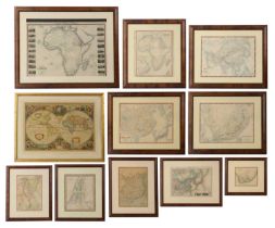 A large collection of engravings and maps