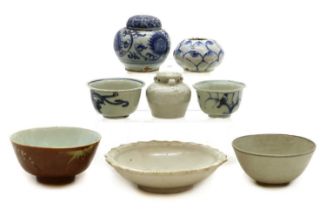 A collection of Chinese pottery,