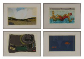 Four Cornish School prints