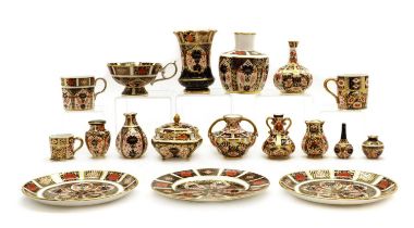 A collection of Royal Crown Derby Imari porcelain