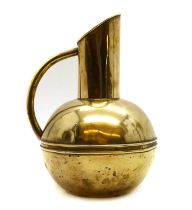 A H Loveridge & Co brass jug,