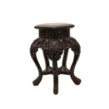 A Chinese vase stand,