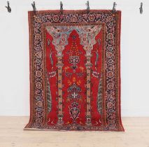 A Persian rug,