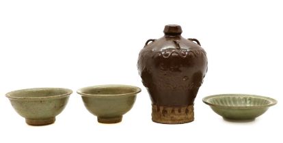 A group of Chinese celadon pottery,