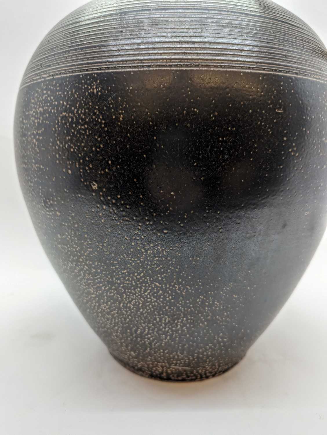 A studio pottery salt-glazed stoneware bottle, - Image 16 of 16