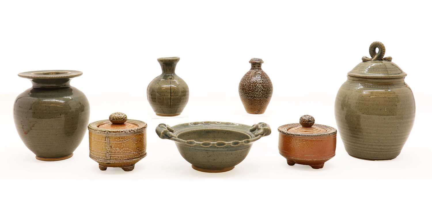 A group of three Barry Huggett studio pottery items - Image 2 of 4