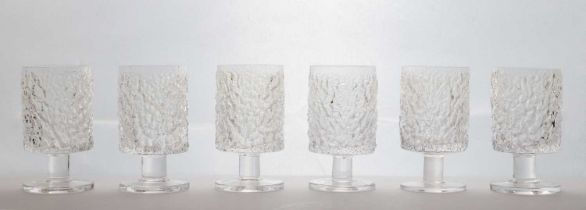 A boxed set of Whitefriars Glacier wine glasses