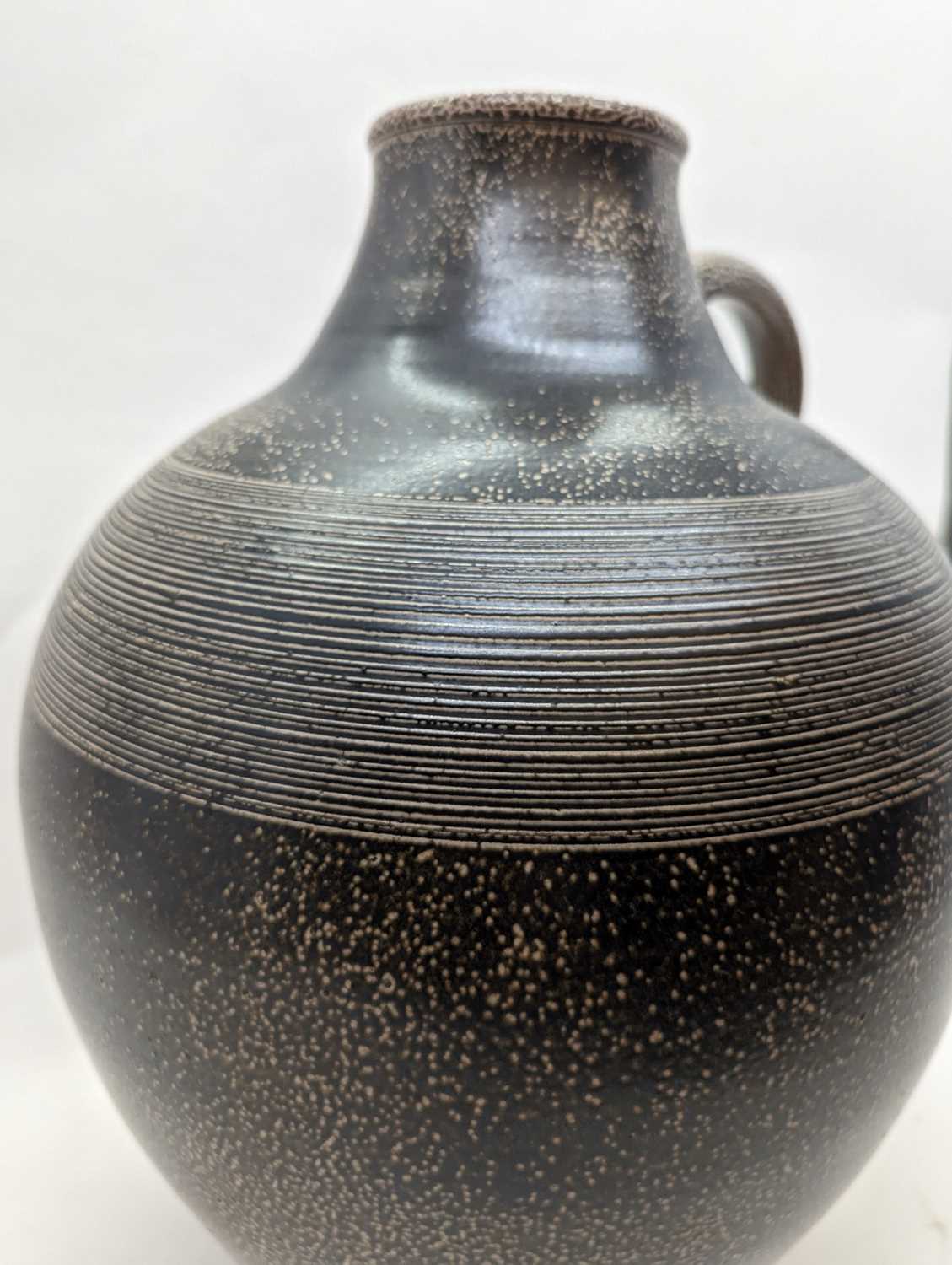 A studio pottery salt-glazed stoneware bottle, - Image 7 of 16