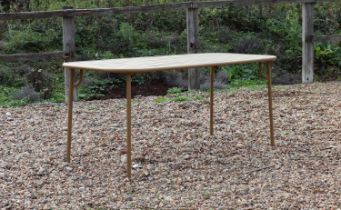 A contemporary 'Week-End' garden table,