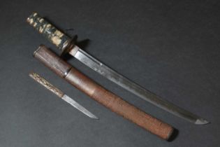 A Japanese wakizashi,