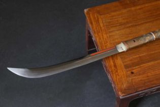 A Japanese naginata,