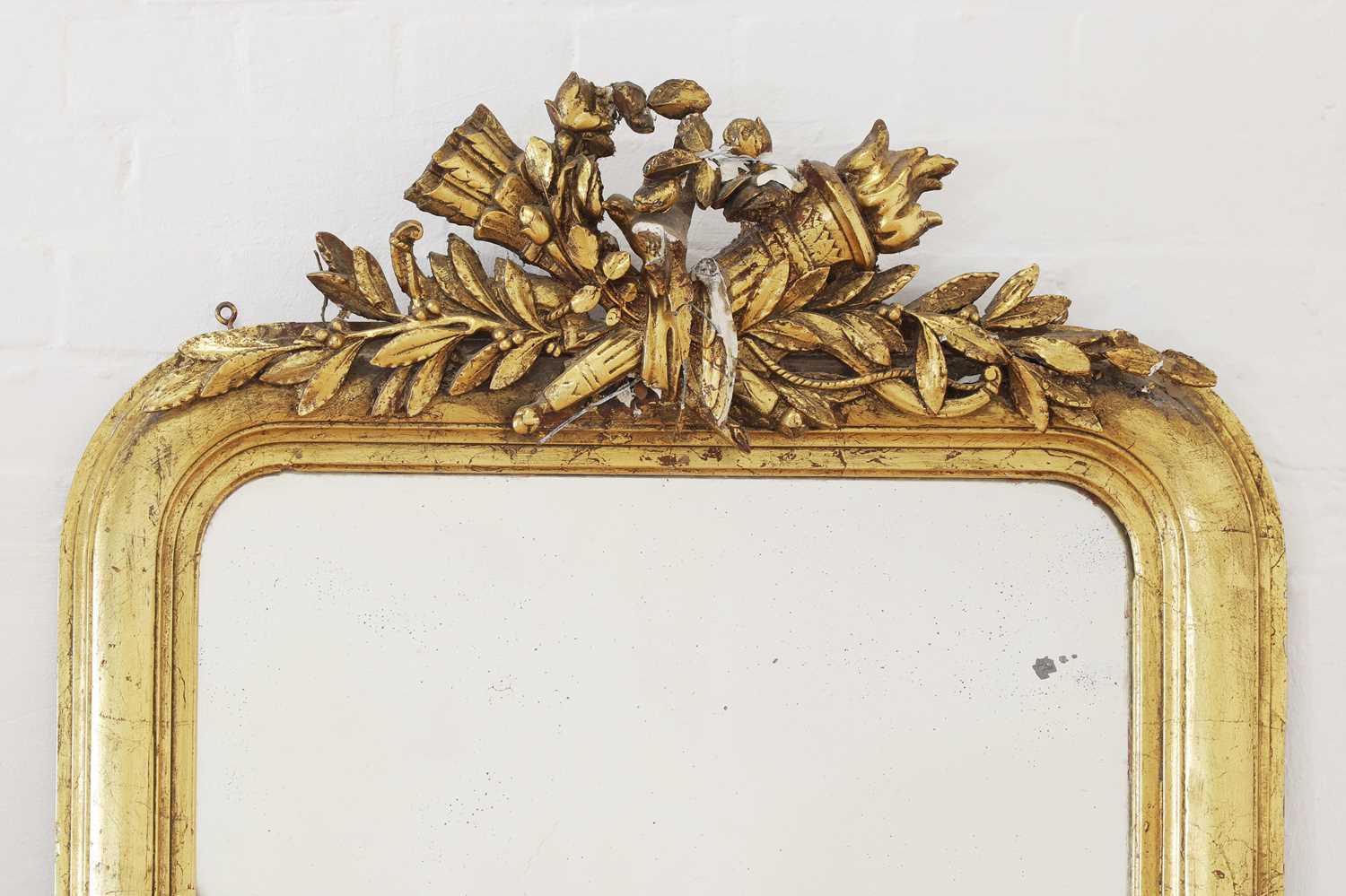 A near pair of giltwood and gesso overmantel mirrors, - Image 3 of 25