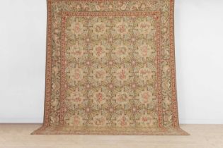 An Aubusson-style wool carpet,