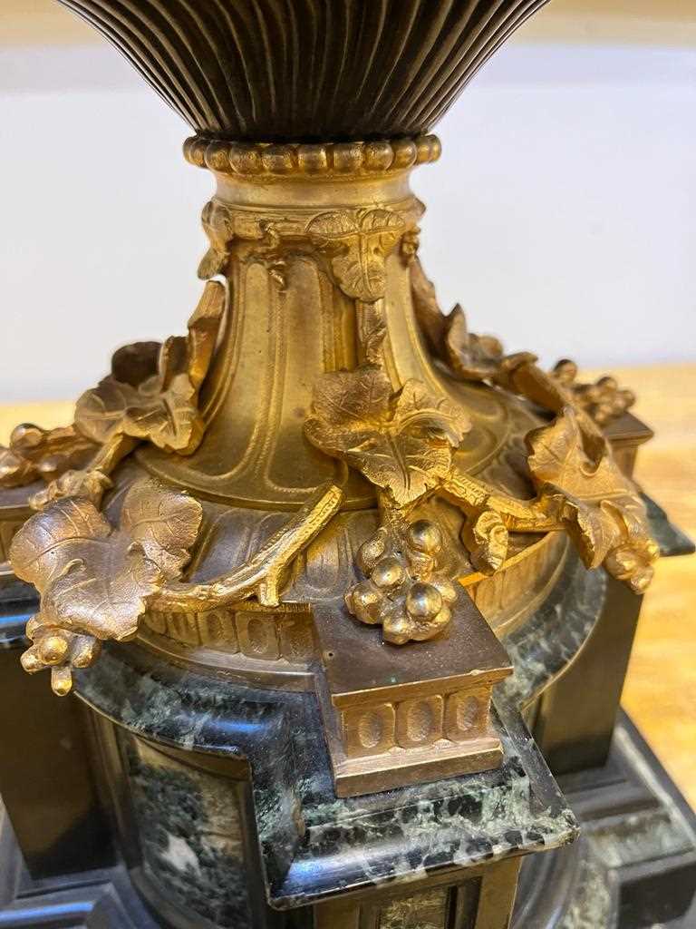 A Louis XVI-style marble, bronze and ormolu-mounted urn, - Image 14 of 17
