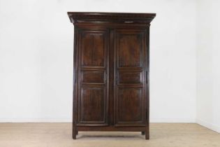 A provincial oak armoire,