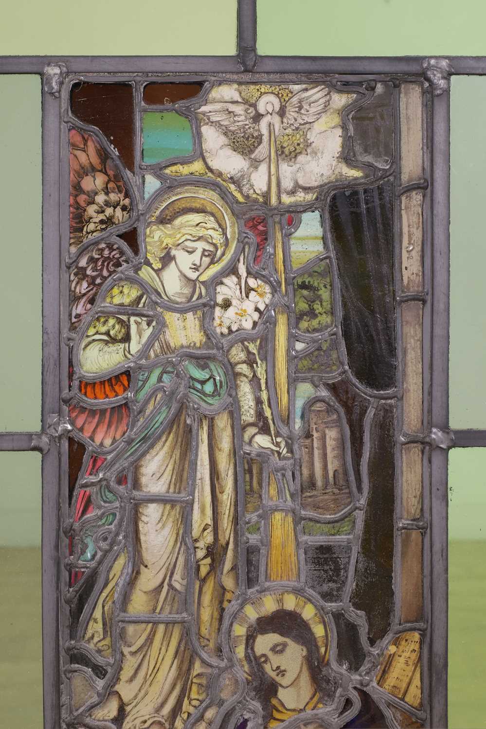 A group of leaded stained glass panels, - Image 6 of 54