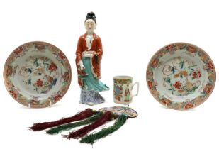 A group of Chinese famille rose porcelain,