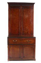 A mahogany estate cabinet,