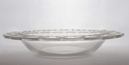 A Lalique 'Chevreuse' glass bowl,