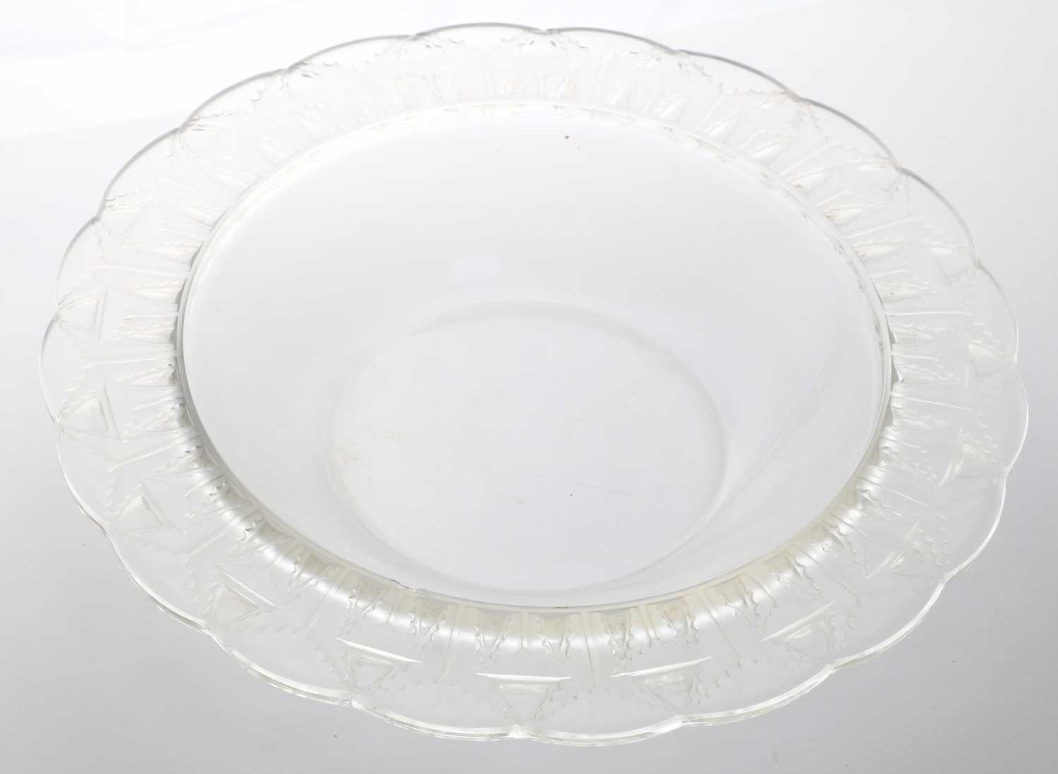 A Lalique 'Chevreuse' glass bowl, - Image 4 of 4