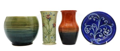 A group of four Moorcroft pottery items