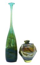 A Mdina glass attenuated bottle vase