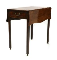 A George III mahogany Pembroke table,