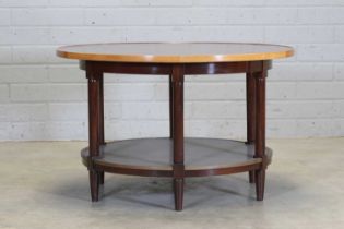 An Art Deco circular coffee table,