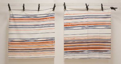 A pair of 'Poncho' curtains,