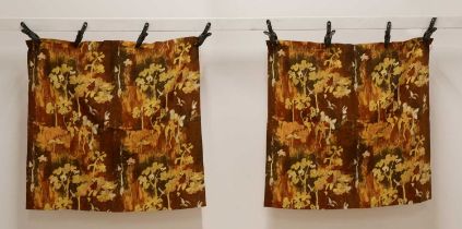 A pair of 'Profusion' curtains,