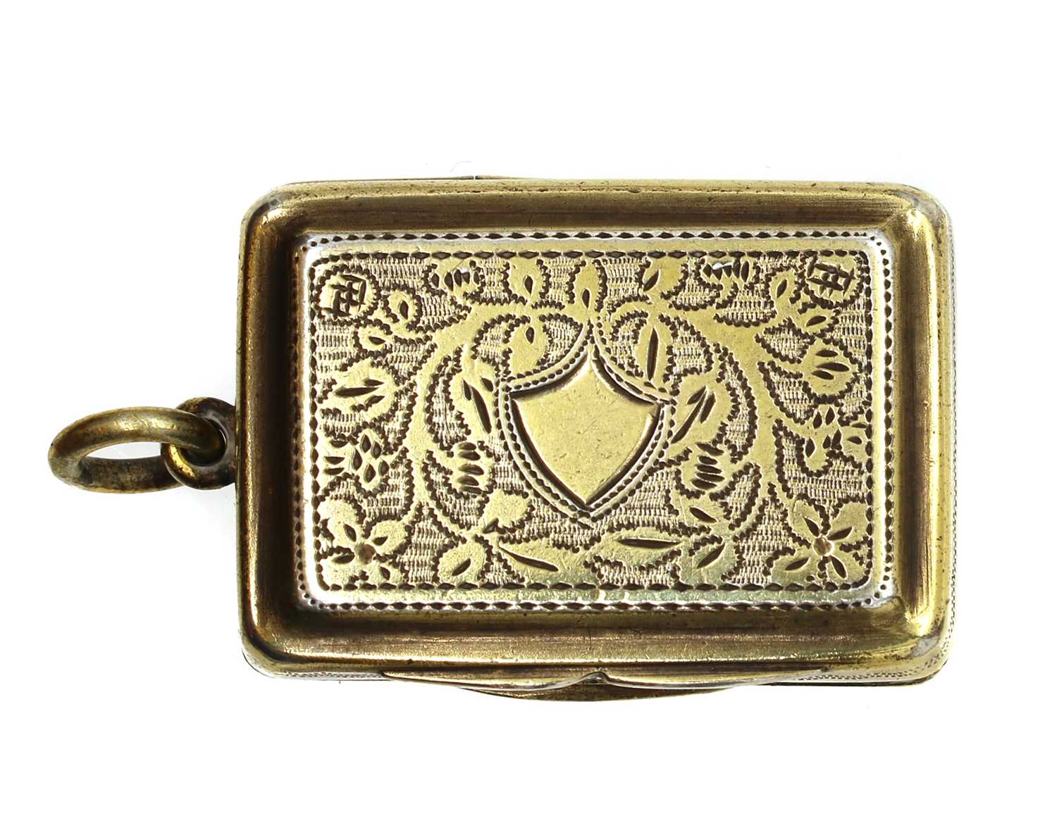 A William IV silver vinaigrette