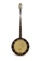 A banjo,