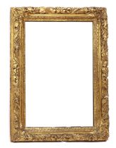 A Baroque-style gilt composition mirror