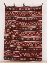 An Anatolian kilim wool rug