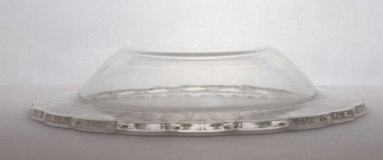 A Lalique 'Chevreuse' glass bowl, - Image 3 of 4