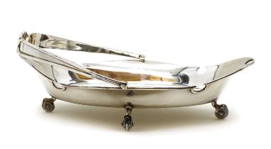 A silver dish