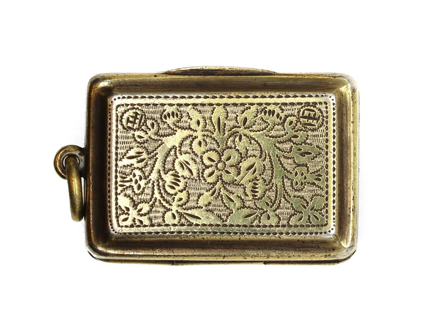 A William IV silver vinaigrette - Image 2 of 8