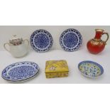 TO BE SOLD ON BEHALF OF SUE RYDER CARE Nine pieces of pottery and porcelain: a 19th century Reformed