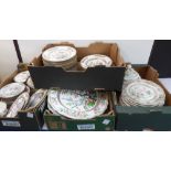 A large quantity of mostly early 20th century Indian Tree pattern dinner ceramics to include: