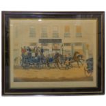 After W.J. SHAYER - 'The Duke of Beaufort Coach - Starting from the Bull & Mouth, Regent's Circus,