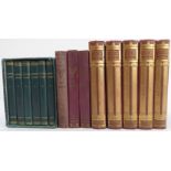 A boxed set of Walter Scott's poetical works (Adam & Charles Black 1874), a part set of three John
