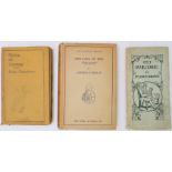 Three volumes: 'The Loss of the Titanic' - Lawrence Beesley (Philip Allan 1929); 'Bees in Amber' -